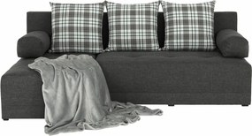 Sarokülőgarnitúra készlet, szürke melír /párnák minta, bal, MEXX NEW