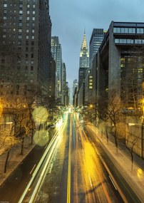 Poszter 29,7x42cm Chrysler Building New York 4, Assaf Frank