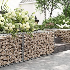 Gabion kosár, fém gabion ketrec 5 x 10 cm-es