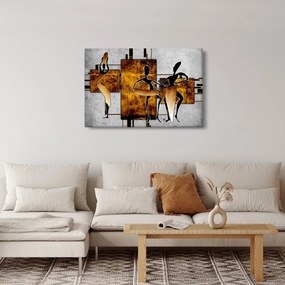 Kép - Az afrikai kultúra motívumai (90x60 cm)