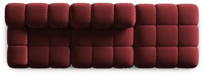 Piros bársony kanapé 282 cm Bellis – Micadoni Home