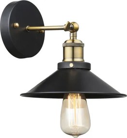 Globo 15053W Falikar fekete BxH:220x200, AL:260, exkl. 1xE27 60W 230V