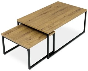 Dohányzóasztal 100×60 cm, MDF, Tölgy. CT-619 OAK