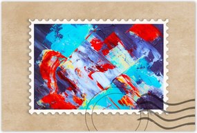 Poszterek 60x40 Absztrakt Páva