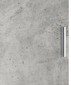 Büfé Szekrény Beton szürke MDF beton hatású laminátummal Szabványos