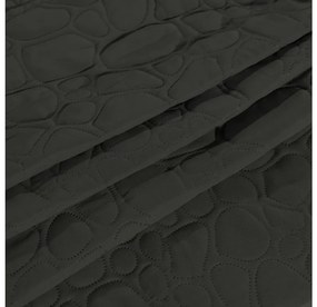 STONE sötétszürke ágytakaró mintával Méret: 200 x 220 cm