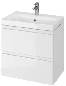 Cersanit S801-227-DSM - MODUO SLIM falra szerelhető fürdőszobai szekrény mosdóval, fehér