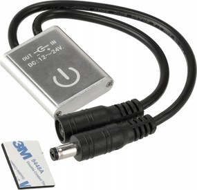 Fényerőszabályzó kapcsoló Cob Mono Led szalaghoz Egyszínű Ezüst Bútor