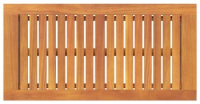 Kávézóasztal 90x45x40 cm Tömör akácfából
