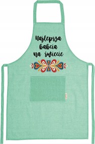 Újrahasznosított Pamut Kötény Öko Nagymama Ajándék Nagymama Nap Nagymama