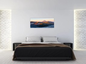 Kép a Bromo-hegyről Indonéziában (120x50 cm)