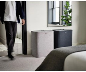 Antracitszürke textil szennyeskosár 3x30 l Tota Trio – Joseph Joseph
