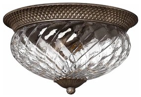 Hinkley HK-PLANT-F-L-PZ - Mennyezeti lámpa PLANTATION 3xE27/60W/230V bronz