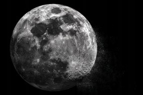 Fotótapéta Flizelina Ég Éjszaka Hold Telihold B&amp;w 416x254 ragasztó