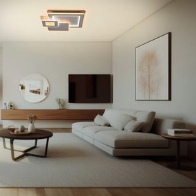 Brilagi - FĂ©nyerĆszabĂĄlyozhatĂł mennyezeti lĂĄmpa MODERN LED/93W/230V 3000-6000K + tĂĄvirĂĄnyĂtĂł