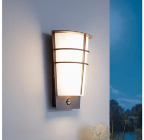 Eglo 96017 - LED Kültéri fali lámpa a mozgásérzékelős BREGANZO 1 2xLED/2,5W 96017