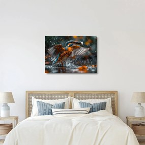 Üveg kép - Január (70x50 cm)