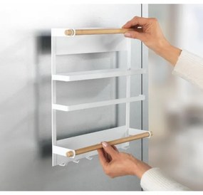 WENKO 54113100 - MAGNA rendező 33x34 cm fehér/barna/fekete