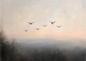 Kép - Madárcsapat (70x50 cm)