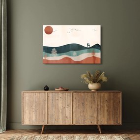Kép - Illusztrált tájkép (90x60 cm)