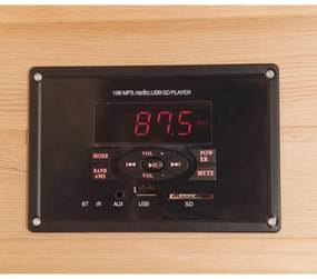 Sauna DeLuxe 4005 Carbon, világosbarna