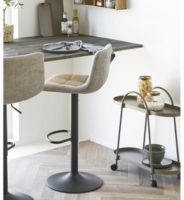 Bézs kárpitozott állítható magasságú bárszék (ülésmagasság 61 cm) Middelfart – House Nordic