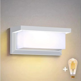 BRILAGI - LED dimmelhető kültéri fali lámpa BRICKY 1xE27/6W/230V 2700-6500K IP54 fehér