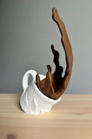 Kávé dísztárgy, 14,5×11 cm