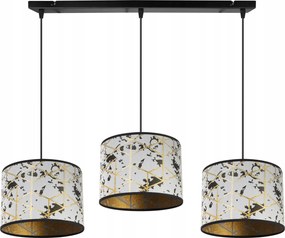 Mennyezeti Lámpa Lógó Csillár Hármas Díszléc Lámpabúra Glamour Arany