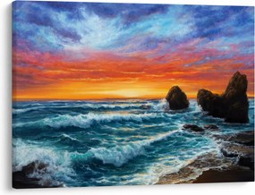 Kép - naplemente (70x50 cm)
