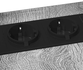 Éjjeli asztal Szürke sonoma 41.5 x 26 x 60.5 cm Faanyag