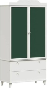 vidaXL Krétával Írt Dresser ROROS Fehér 90 x 45 x 180 cm Faanyag