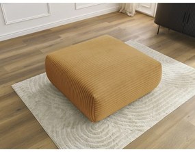 Mustársárga kordbársony lábtartó Lucien – Bobochic Paris