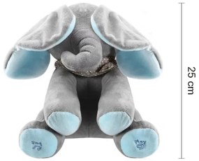 Interaktív éneklő elefánt - blue