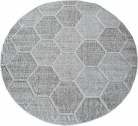 Kerek szőnyeg 160cm zsinóros hurok,külső-belső lapos