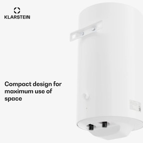 ENDURAHEAT SMART 50, meleg víz tároló, 50 liter, 75°C. 1500 W, 3 méretben fehér