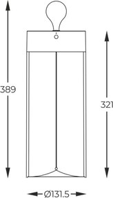 Zuma Line ESTERNO 1003 Fali lámpa 1x1,2W/LED 2700K 100lm IP20