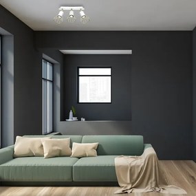 Spotlámpa DANTE 3xGU10/25W/230V fehér/arany