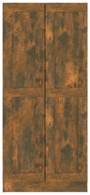 füstös tölgy színű fa fürdőszobaszekrény 82,5x30,5x185,5 cm