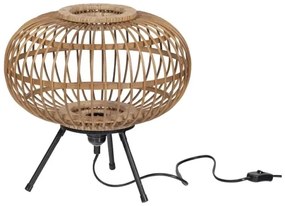 Asztali lámpa BASICLABEL 1xE27/40W/230V bambusz