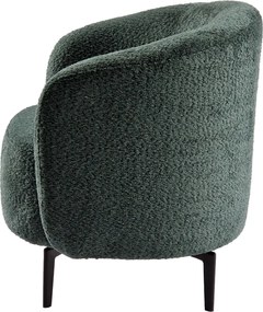 Fotel, zöld/fekete, PRESO