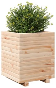 vidaXL tömör fenyőfa kerti virágtartó 40 x 40 x 49,5 cm