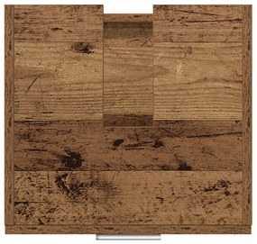 Mosdószekrény Régi Fa 40x37x59 cm Kiváló Minőségű Fa