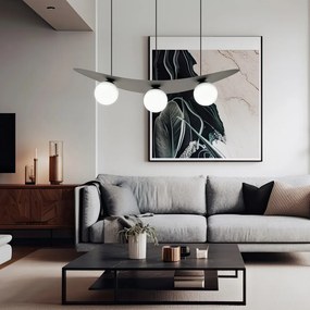 Emibig modern függeszték aura fehér fekete emi1301/3