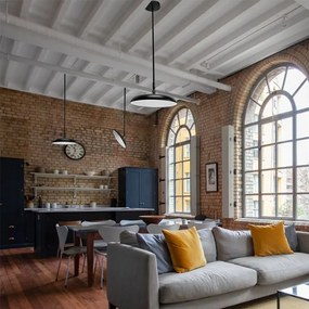Modern LED lámpa állítható magassággal fekete