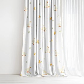 Goldea pamut függöny - kacsák 220x150 cm