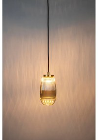 Aranyszínű függőlámpa üveg búrával ø 12 cm Robin - White Label