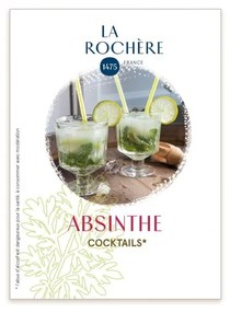 Pohár és rozsdamentes kanál készlet 300 ml Absinthe – La Rochére