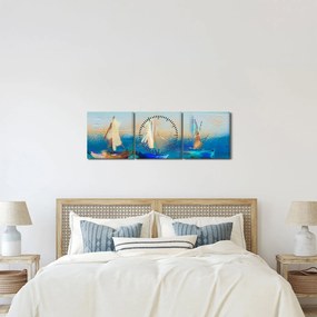 Kép - Tájképfestészet, festészet (órával) (90x30 cm)