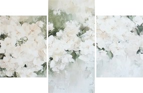 Kép - Fehér virág absztrakció (90x60 cm)